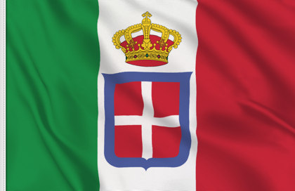 Drapeau Royaume d'Italie (Marine militaire) (1861-1946)