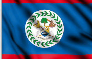 Drapeau Belize