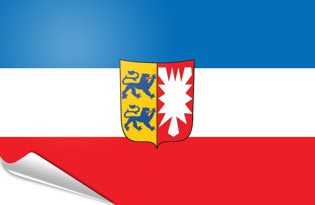 Drapeau adhésif Schleswig-Holstein