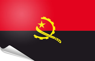 Drapeau adhésif Angola