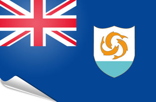 Drapeau adhésif Anguilla