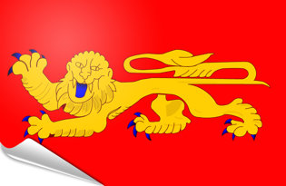 Drapeau adhésif Aquitaine