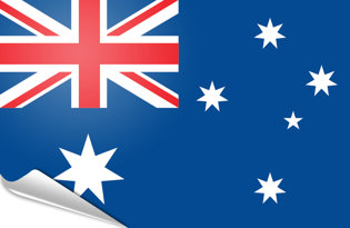 Drapeau adhésif Australie