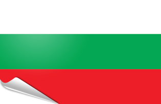 Drapeau adhésif Bulgarie