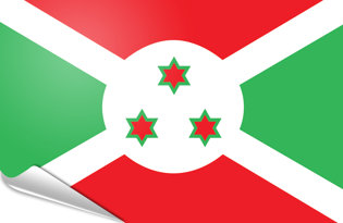 Drapeau adhésif Burundi