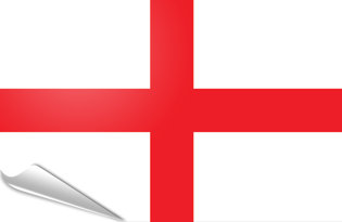 Drapeau adhésif Angleterre