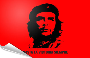 Drapeau adhésif Guevara