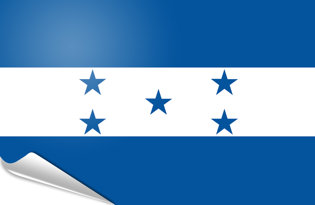 Drapeau adhésif Honduras