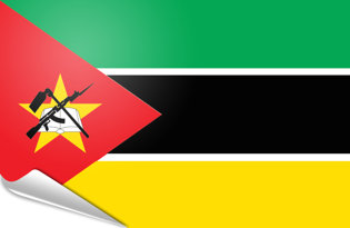 Drapeau adhésif Mozambique