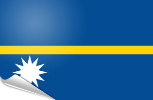 Drapeau adhésif Nauru