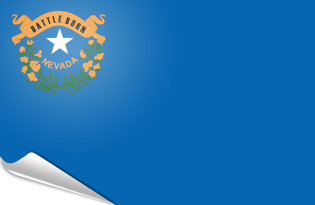 Drapeau adhésif Nevada