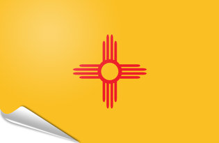 Drapeau adhésif Nouveau-Mexique