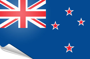 Drapeau adhésif Nouvelle-Zelande