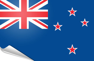 Drapeau adhésif Nouvelle-Zelande