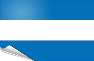 Drapeau adhésif Nicaragua