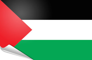 Drapeau adhésif Palestine