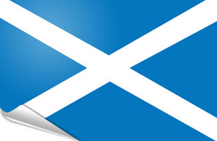 Drapeau adhésif Ecosse