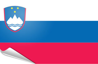 Drapeau adhésif Slovenie