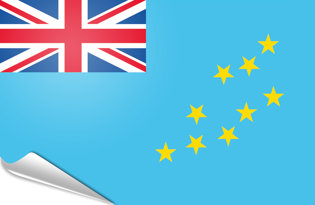 Drapeau adhésif Tuvalu