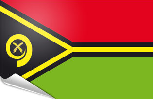 Drapeau adhésif Vanuatu