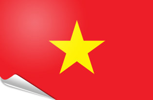 Drapeau adhésif Vietnam