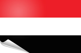 Drapeau adhésif Yemen