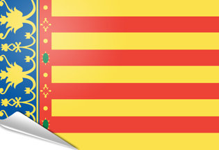 Drapeau adhésif Communauté Valencienne