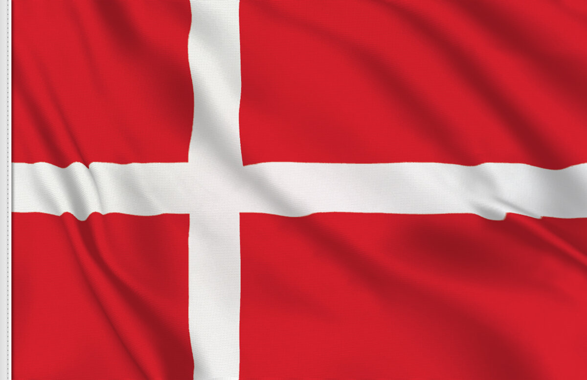 drapeau métal , DANEMARK DRAPEAURAMA de L'ALSACIENNE Biscuits Vintage