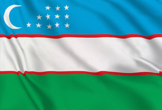 Drapeau Ouzbékistan