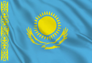 Drapeau Kazakhstan