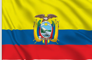 Drapeau de table Equateur