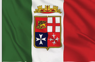 Drapeau de table Marine Militaire Italie