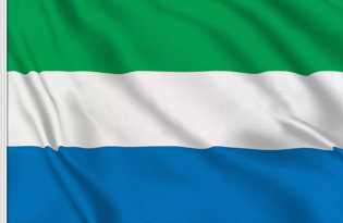 Drapeau de table Sierra Leone