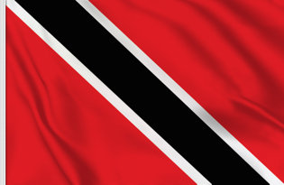 Drapeau de table Trinite et Tobago