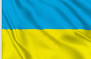 Drapeau de table Ukraine