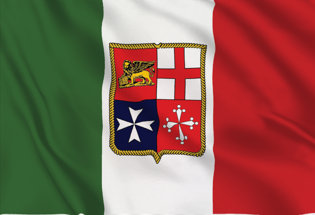 Drapeau Italie (Marine marchande)