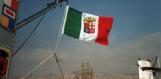 Drapeau italien Marine Militaire, version 2012