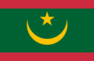 Drapeau de table Mauritanie