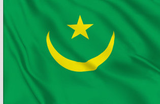 Drapeau Mauritanie (1958-2017)