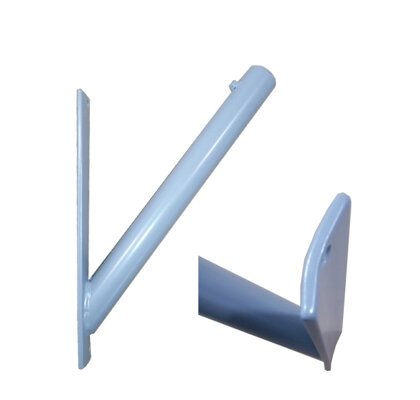 Support mural à colonne pour 1 hampe - diamètre 32 mm