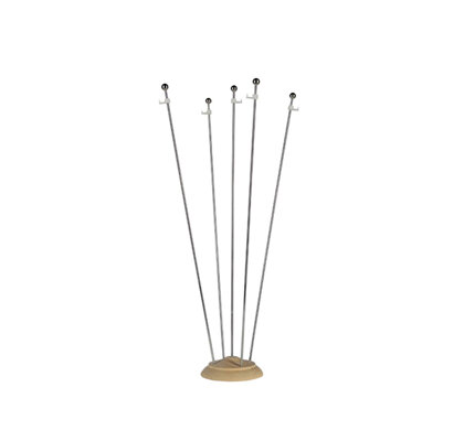 Support de table en bois - 5 hampes