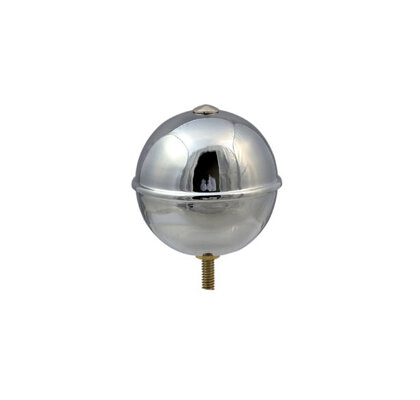 Pomme ronde chromée 70 mm