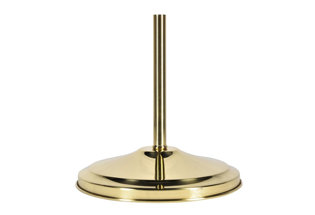 Base d'intérieur en laiton doré pour 1 hampe