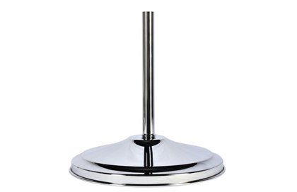 Base d'intérieur en laiton chromé pour 1 hampe