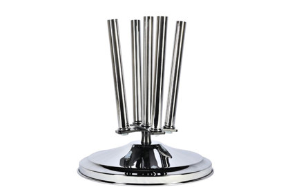 Base d'intérieur en laiton chromé pour 5 hampes