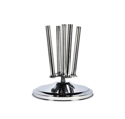 Base d'intérieur en laiton chromé pour 5 hampes 