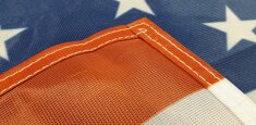 Couture renforcée périmetrale drapeau Etats Unis / USA