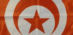 Impression à sublimation thermique drapeau Tunisie
