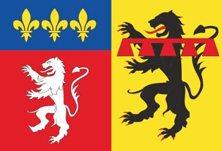 Drapeau Département du Rhône