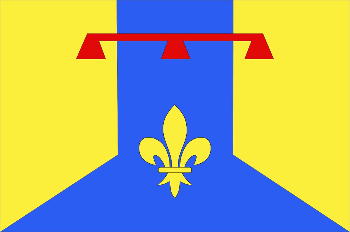 AZ FLAG - Drapeau Yvelines - 150x90 C - Drapeau Départeent Français